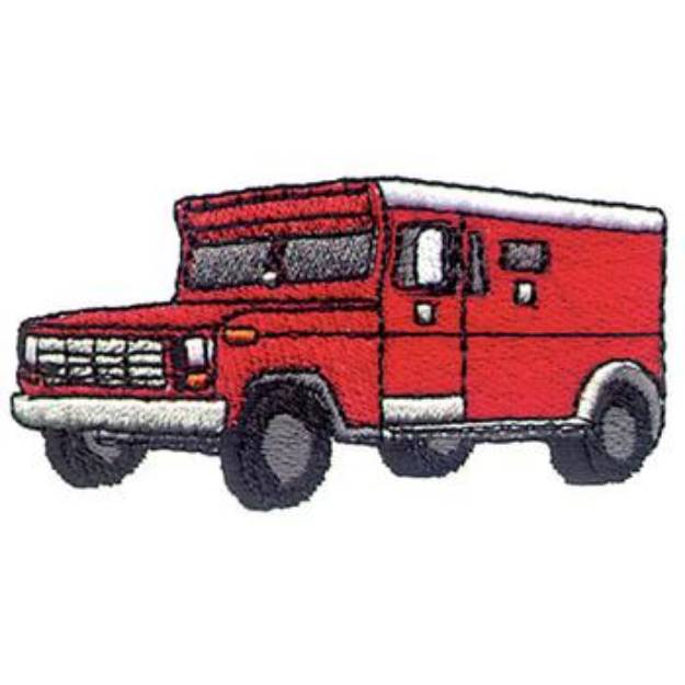 Picture of Armored Truck Machine Embroidery Design