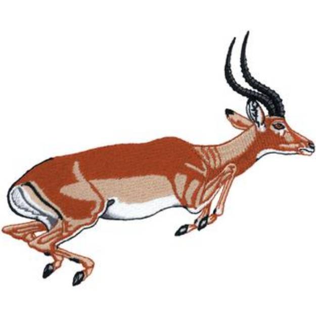 Picture of Gazelle Machine Embroidery Design