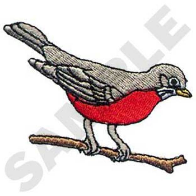 Picture of Robin Machine Embroidery Design