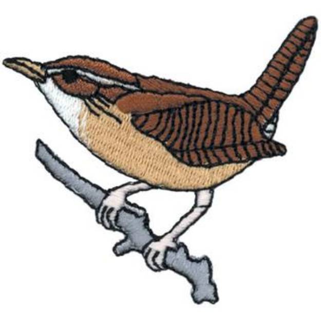 Picture of Carolina Wren Machine Embroidery Design