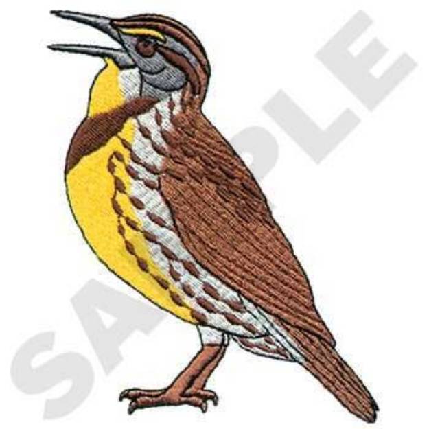 Picture of Meadowlark Machine Embroidery Design