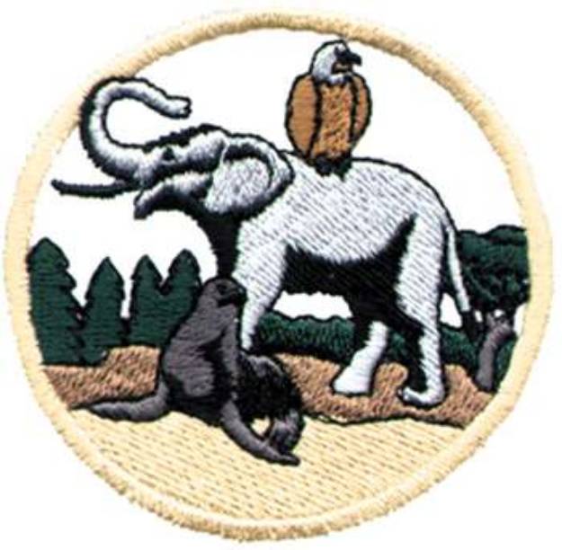 Picture of Wildlife Conservation Machine Embroidery Design