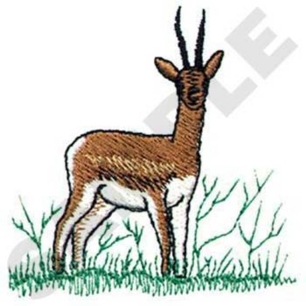 Picture of Gazelle Machine Embroidery Design