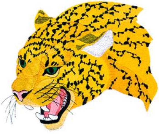 Picture of Leopard Head Machine Embroidery Design