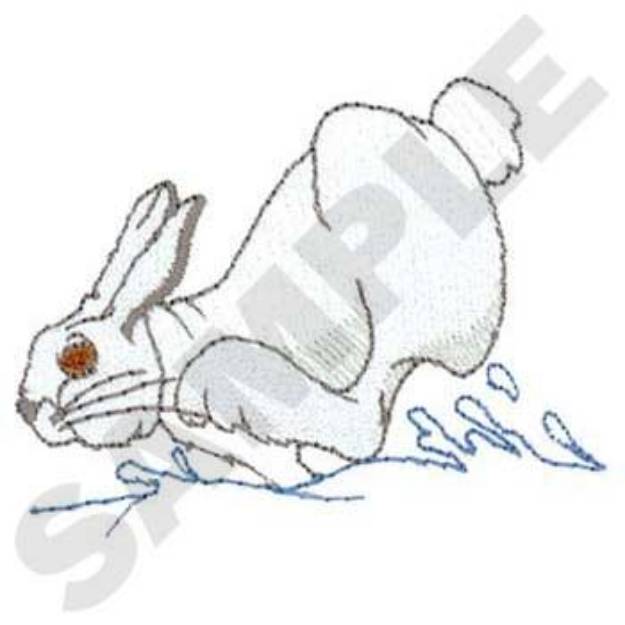 Picture of Snowshoe Rabbit Machine Embroidery Design