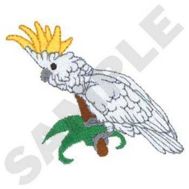 Picture of Small Cockatoo Machine Embroidery Design