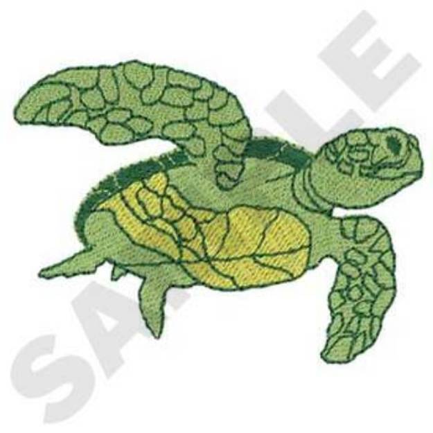 Picture of Sea Turtle Machine Embroidery Design