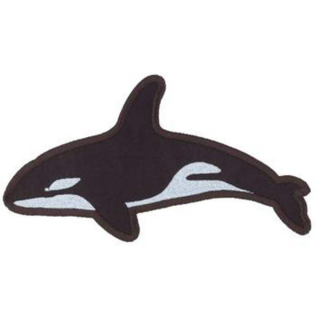 Picture of Orca Applique Machine Embroidery Design