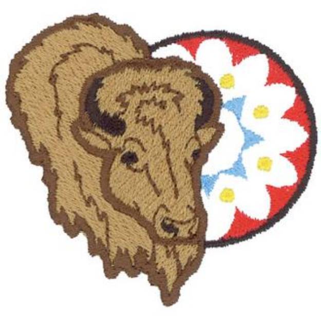 Picture of Buffalo Design Machine Embroidery Design