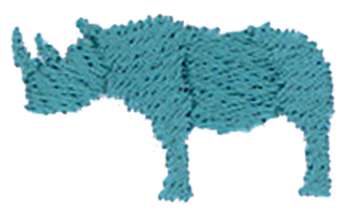 Rhinoceros Machine Embroidery Design