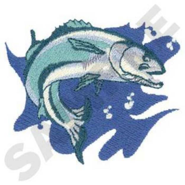 Picture of Bluefish Machine Embroidery Design