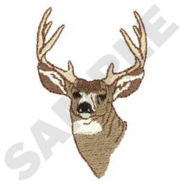 Picture of Mule Deer Machine Embroidery Design