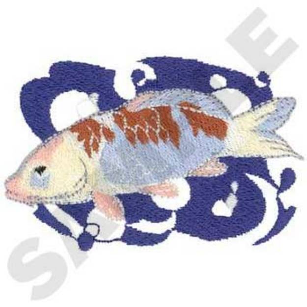 Picture of Koi Machine Embroidery Design