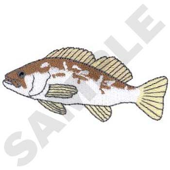 Yellowtail Rockfish Machine Embroidery Design