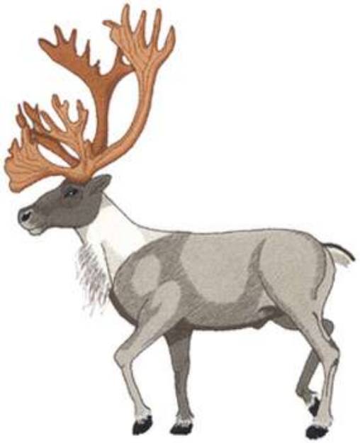 Picture of Caribou Machine Embroidery Design