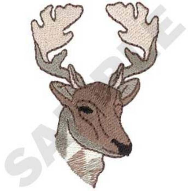 Picture of Fallow Deer Machine Embroidery Design