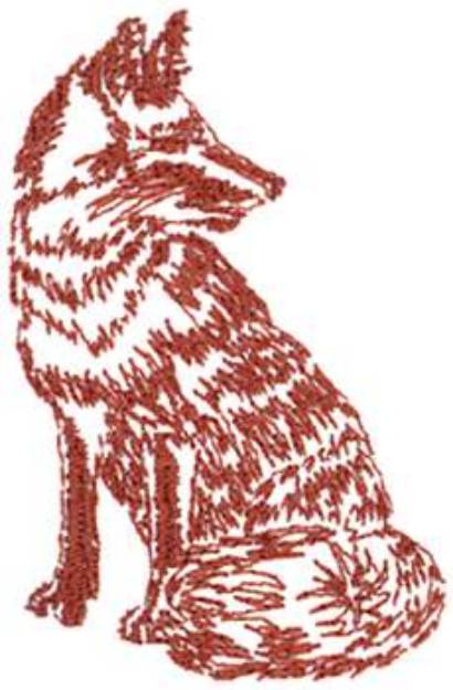 Picture of Fox Machine Embroidery Design