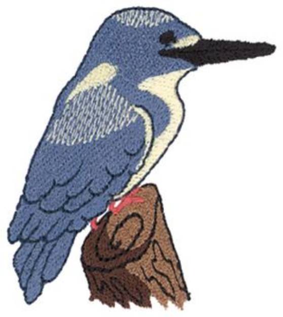 Picture of Azure Kingfisher Machine Embroidery Design