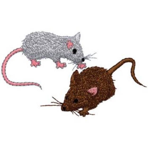 Picture of Mice Machine Embroidery Design