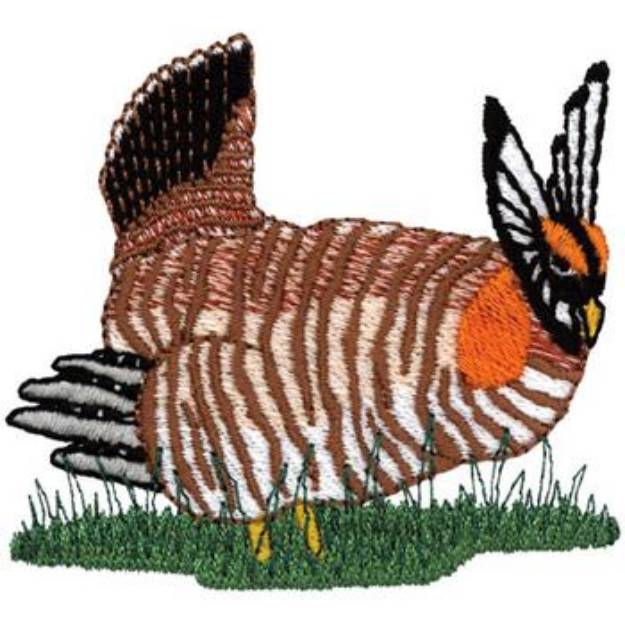 Picture of Prairie Chicken Machine Embroidery Design