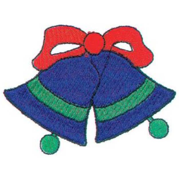 Picture of Christmas Bells Machine Embroidery Design