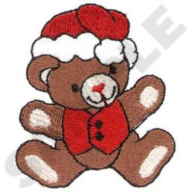 Picture of Santa Bear Machine Embroidery Design