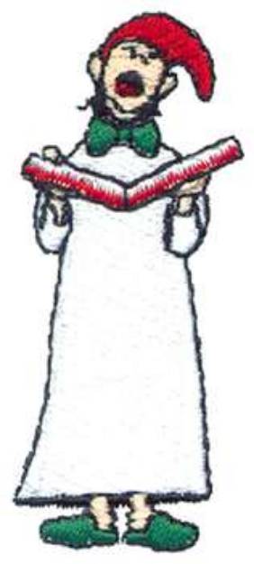 Picture of Choir Boy Machine Embroidery Design
