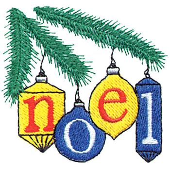 Noel Machine Embroidery Design