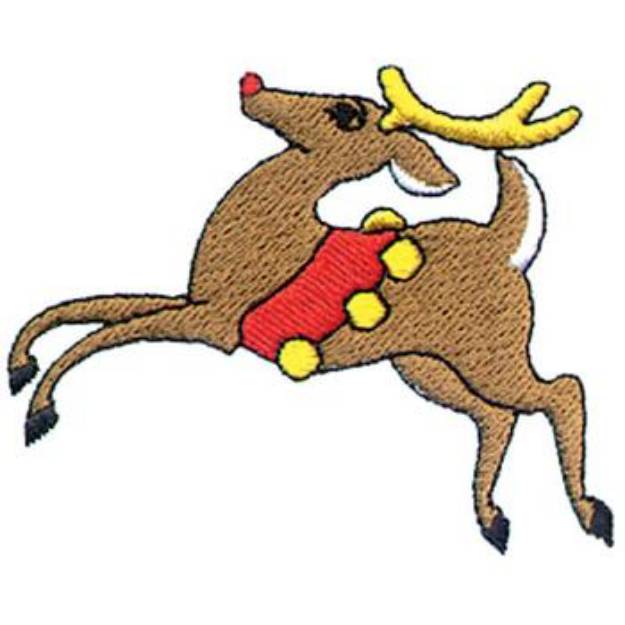 Picture of Reindeer Machine Embroidery Design