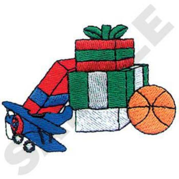 Picture of Toys And Packages Machine Embroidery Design