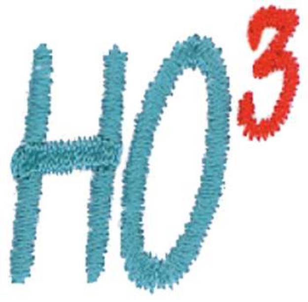 Picture of 1 Inch HO3 Machine Embroidery Design