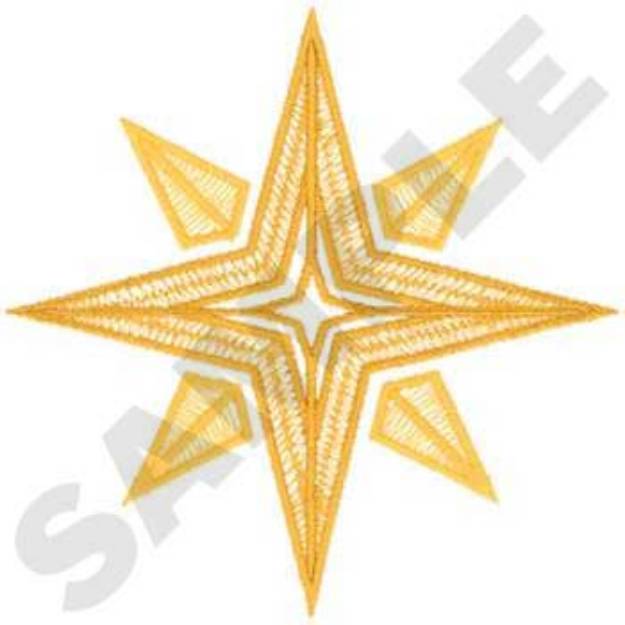 Picture of Lacy Star Machine Embroidery Design