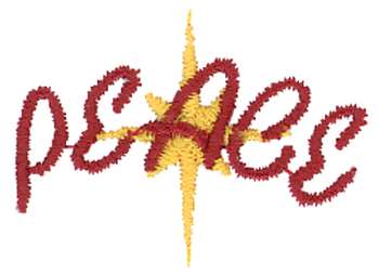 Peace Machine Embroidery Design