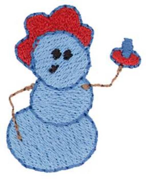 Picture of Snowbaby Machine Embroidery Design