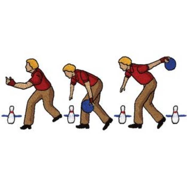 Picture of Bowling Machine Embroidery Design