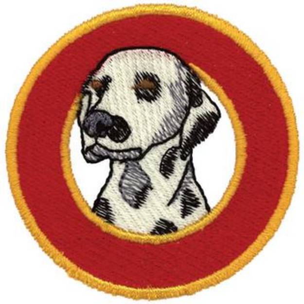 Picture of Dalmatian Logo Machine Embroidery Design