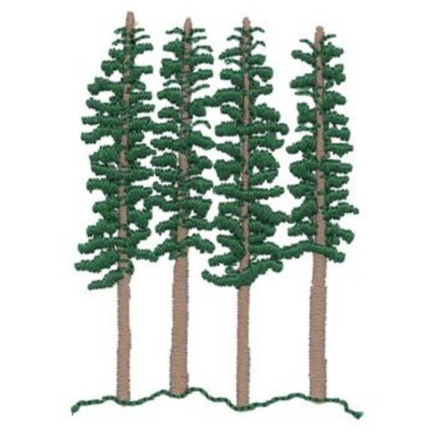 Redwood Trees Machine Embroidery Design | Embroidery Library at ...