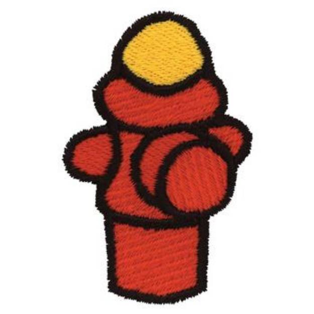 Picture of Fire Hydrant Machine Embroidery Design