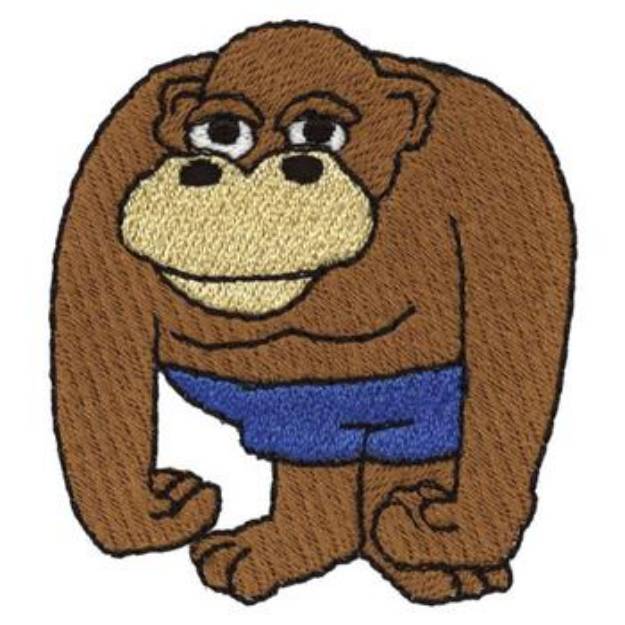 Picture of Gorilla Machine Embroidery Design