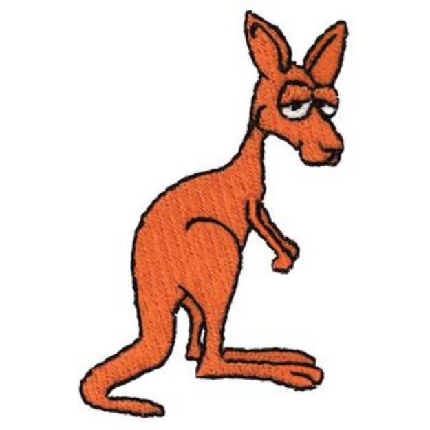 Picture of Kangaroo Machine Embroidery Design