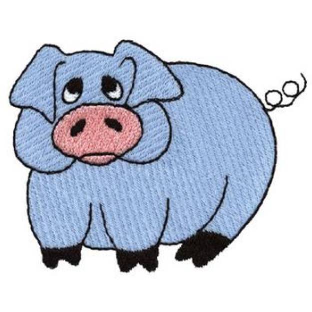 Picture of Pig Machine Embroidery Design