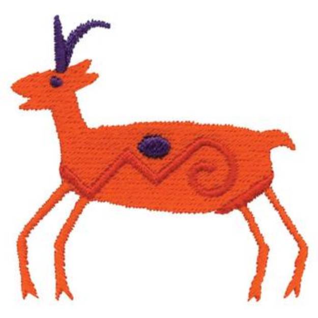 Picture of Antelope Machine Embroidery Design