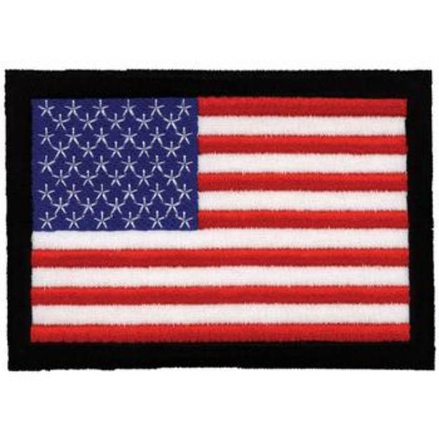 Picture of Small Flag Applique Machine Embroidery Design