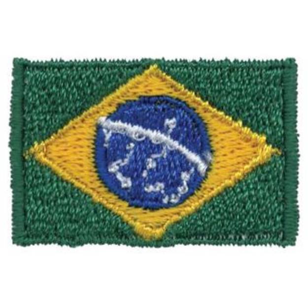 Picture of Flag Of Brazil Machine Embroidery Design