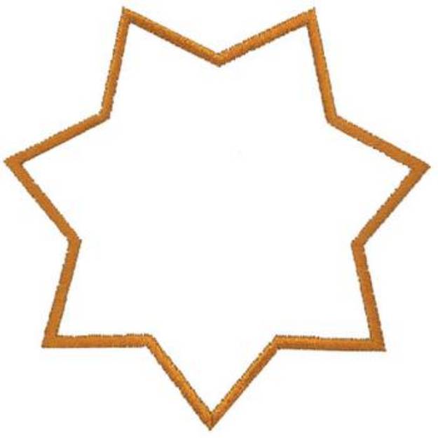 Picture of Star Border Machine Embroidery Design