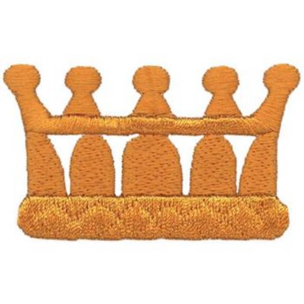 Picture of Crown Machine Embroidery Design