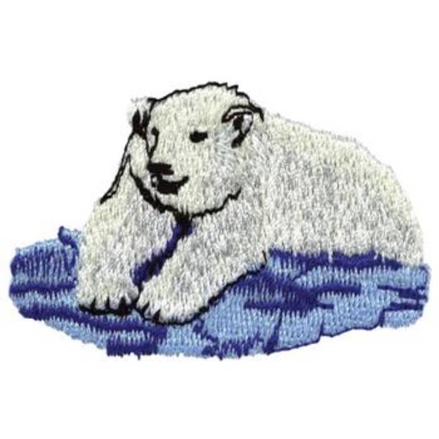 Picture of Polar Bear Machine Embroidery Design