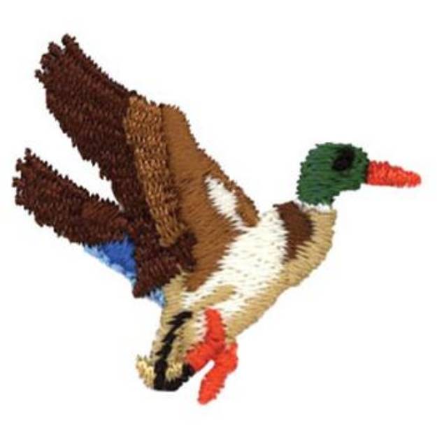 Picture of Mallard Flying Machine Embroidery Design