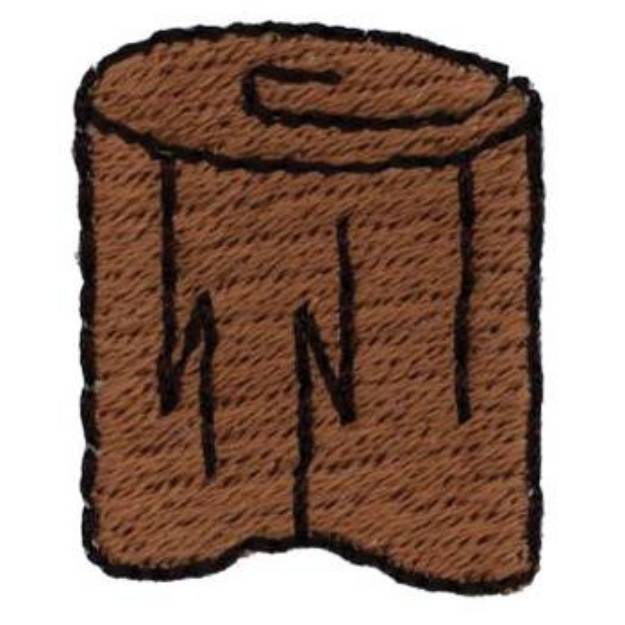 Picture of Tree Stump Machine Embroidery Design