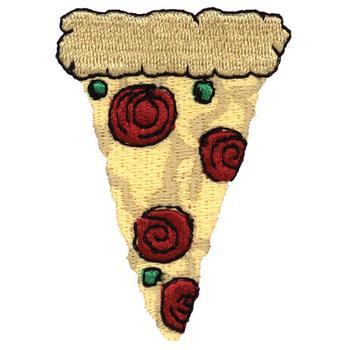 Pizza Slice Machine Embroidery Design